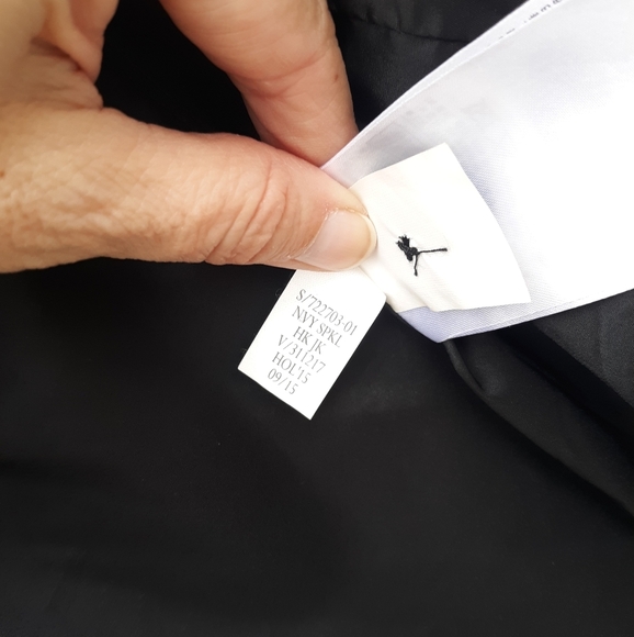 Banana Republic Wool Jacket Blazer Navy Speckled - Picture 8 of 10